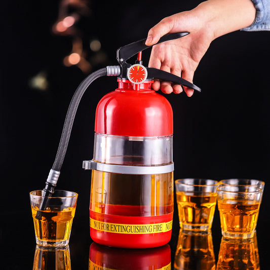 2L Creative Drink Dispenser Fire Extinguisher Beer Beverage Liquor Bar Accessory