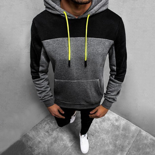 Men's Loose Hooded Pullover Casual Long-sleeved Jumper In 3 Different Colour's
