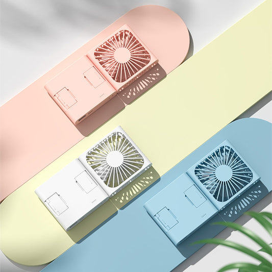 Portable USB Power Bank Fan In 3 Different Colour's