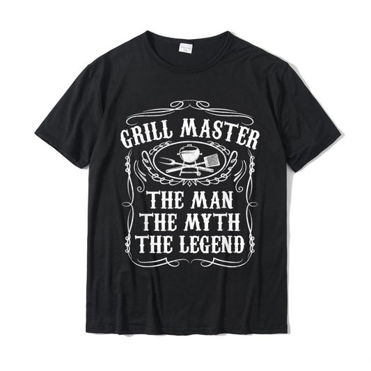Grill Master The Man The Myth The Legend Short Sleeve T-shirt